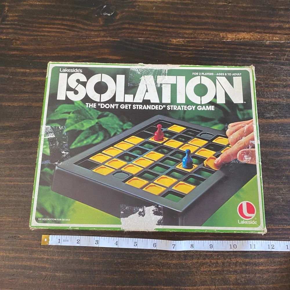 Vintage 1978 Lakeside Isolation COMPLETE Don't‎ Get Stranded Strategy Board Game
